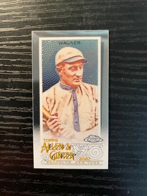 Honus Wagner 2020 Topps Chrome Allen & Ginter Mini 116 - Image 1 of 3