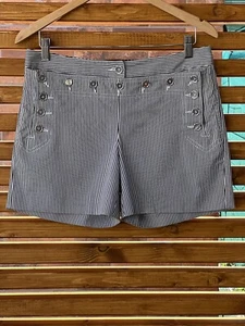 Dolce & Gabbana Shorts White\Blue Cooton Blend Size It 42 - Picture 1 of 12