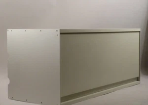 ag1/7  DIETER RAMS Vitsoe/SDR+ Regalsystem 606 lichtgrau  Container 39/90/36cm - Bild 1 von 6