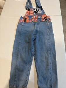NFL Mighty Mac Steelers Denim Overalls Childs 3T - Picture 1 of 8