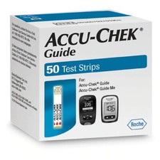 Accu Chek Guide scatola da 50 strisce reattive scadenze da Gennaio 2022