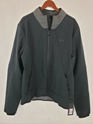 Oakley Jacket Coat Men's Mid Layer Soft Shell Blackout NWT Snowboarding Ski  - Image 1 of 4