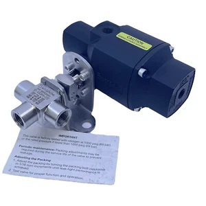 Swagelok SS-43GXF4-51S 3-Wege Kugelhahn 316999430001 2500 PSIG/172 BAR Swagelok  - Picture 1 of 12