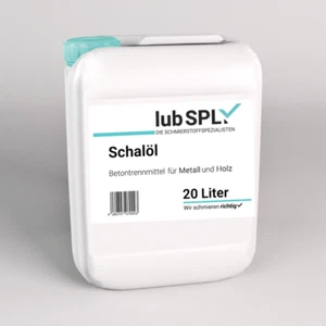 Schalöl Trennmittel Beton für Metall Holz - 20L von lubSPLY - Bild 1 von 1