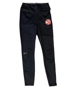 UNDER ARMOUR Atlanta Hawks Women's Black Activewear Pants Size XS (0-2) Gym Yoga - Picture 1 of 7
