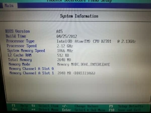 NCR 7754 POS Terminal Intel Atom 2.13GHz 2GB RAM No HDD Boot to BIOS - Picture 1 of 8