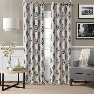 Elrene Home Fashions Navara Medallion Room-Darkening Window Curtain, Single P... - Picture 1 of 7