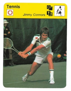 1977 Finnish Sportscaster Tennis #04-94 Jimmy Connors - Bild 1 von 2