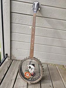 Vintage 1960s Kay 5 String Banjo Guitar - Picture 1 of 8