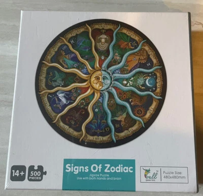 500 PIECES! Puzzles for Adults & Kid - Signs of Zodiac Constellations Puzzle!! - Image 1 of 2