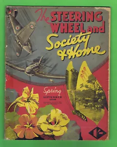 #G. RARE QUEENSLAND THE STEERING WHEEL and SOCIETY & HOME MAGAZINE, SEPT 1940 - Bild 1 von 6