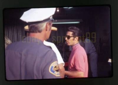 Mario Andretti - 1970 Inaugural USAC California 500 @ OMS - Vtg Race Slide - Image 1 of 3