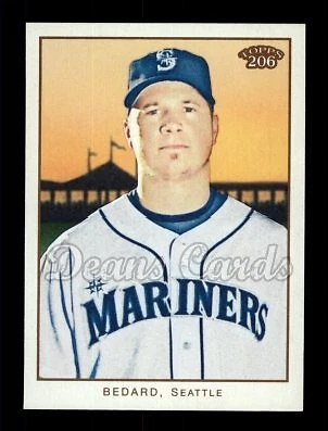 2009 Topps 206 #35 Erik Bedard Mariners 8 - NM/MT - Image 1 of 1