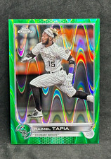 2022 Topps Chrome Raimel Tapia GREEN RayWave /99 Colorado Rockies #69