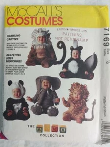 McCall's 7169 Infant's Crawling Critters Costumes Patterns size 1/2 1994 - Picture 1 of 2