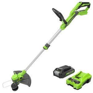 Greenworks 12 Inch 24V String Trimmer Edger 2 in 1 Lightweight Adjustable - Picture 1 of 10