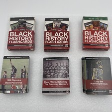 Black History Flashcards Volume 1, 2 (Women), 3 (Pre-1942) Urban Intellectuals