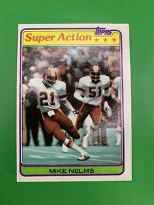 1981 Topps Mike Nelms SA Washington Redskins #252 - Picture 1 of 2
