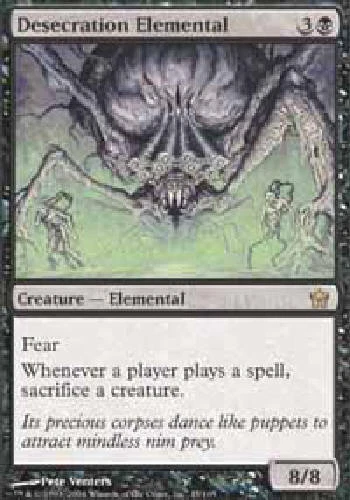 DESECRATION ELEMENTAL X4 4 4X Fifth Dawn MTG Magic the Gathering Cards DJMagic - Image 1 of 1