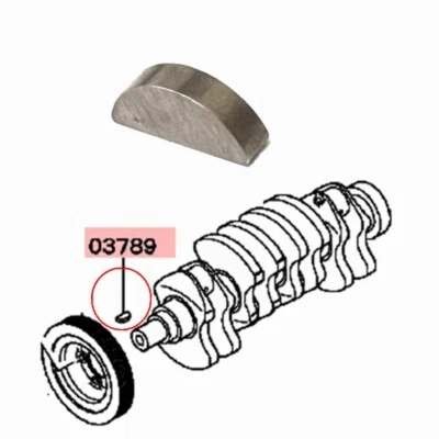 1Pc Crankshaft Key For Mitsubishi 3000GT Diamante Eclipcse Lancer Mirage Montero - Image 1 of 4