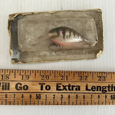 Señuelo de cebo de manivela vintage descatalogado para hombre NOS Foto 1 de 3