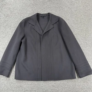Linda Allard Ellen Tracy Jacket 18 Purple Coat 100% Wool Coat Womens - Picture 1 of 14