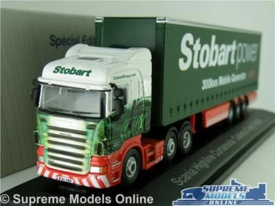 EDDIE STOBART SCANIA TRUCK LORRY MODEL 1:76 SIZE OXFORD COLLETTE CHERYL 127 K8 - Image 1 of 4