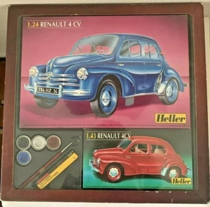 HELLER KIT KADO AVEC 2 BOITES RENAULT 4 CV NEUF - Photo 1/1