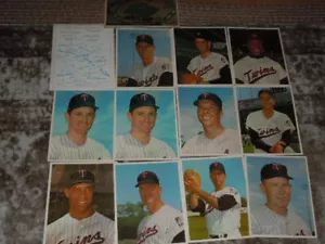 Minnesota Zwillinge große 8""x10"" Fotokarten mit Statistiken auf der Rückseite. Vintage Lot 11! - Bild 1 von 20