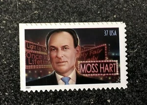 2004USA #3882 37c Moss Hart - Mint NH Single Postage - Picture 1 of 1