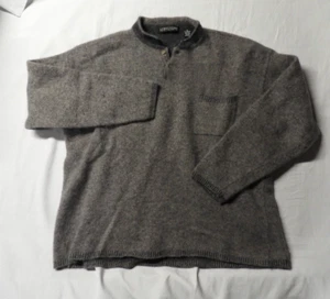 Structure Pocket Pullover Sweater Lambs Wool, Rabbit Hair, Nylon, Gray, XL - EUC - Picture 1 of 4