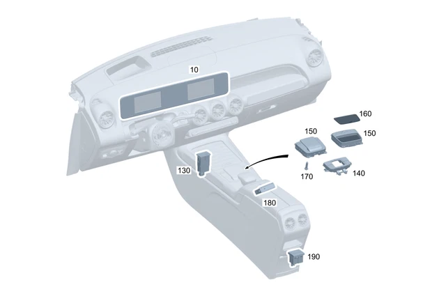Mercedes Benz A220 A35 AMG 2019-2022 Multimedia Con Unit OE 2478207502 - Image 1 of 1