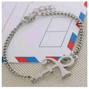 Prinz Symbol Armband, Charm Liebe Symbol Charm Lila Regen Künstler Musik 7 Zoll - Bild 1 von 2