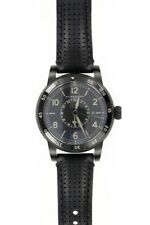Burberry 'Utilitarian' Men's Round Perforated Leather Strap Watch, 42mm 134523