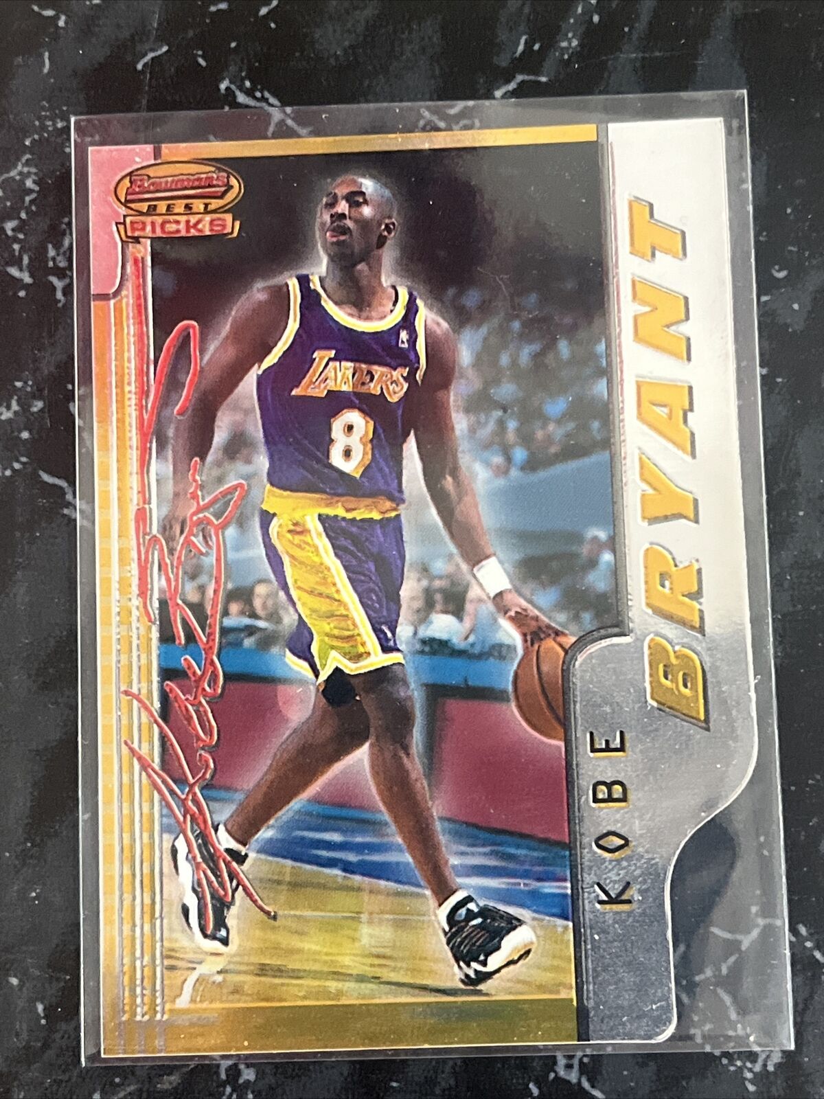 1996-97 KOBE BRYANT ROOKIE CARD BOWMAN’S BEST PICKS DIECUT 🔥 #BP10