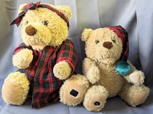 Avon Bedtime Tales Mama & Baby Bear Talking Plush Set EUC - Picture 1 of 13