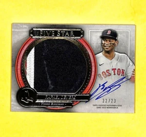 2021 Topps Five Star Rafael Devers 22/23 Auto Jumbo Game Used Patch Card Red Sox - Picture 1 of 2