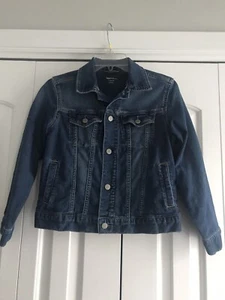 Gap Kids Girls Denim Blue Jean Jacket Sz L Classic Jean Jacket - Picture 1 of 8