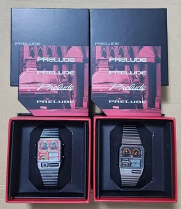 【Rot & Schwarz Set】Honda CITIZEN Analog-Digital Temperatur Uhr - Bild 1 von 8