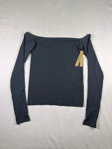 SKIMS Soft Smoothing Seamless Off the Shoulder Top in Cypress Size M NWT - Picture 1 of 7