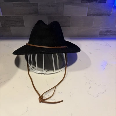 Brixton Tiller Field Wool Felt Hat Black Size Small Adjustable 56cm 7 - Image 1 of 4