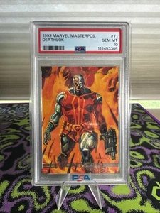 1993 Marvel Masterpieces #71 Deathlok PSA 10 Gem Mint Marvel Universe - Picture 1 of 2
