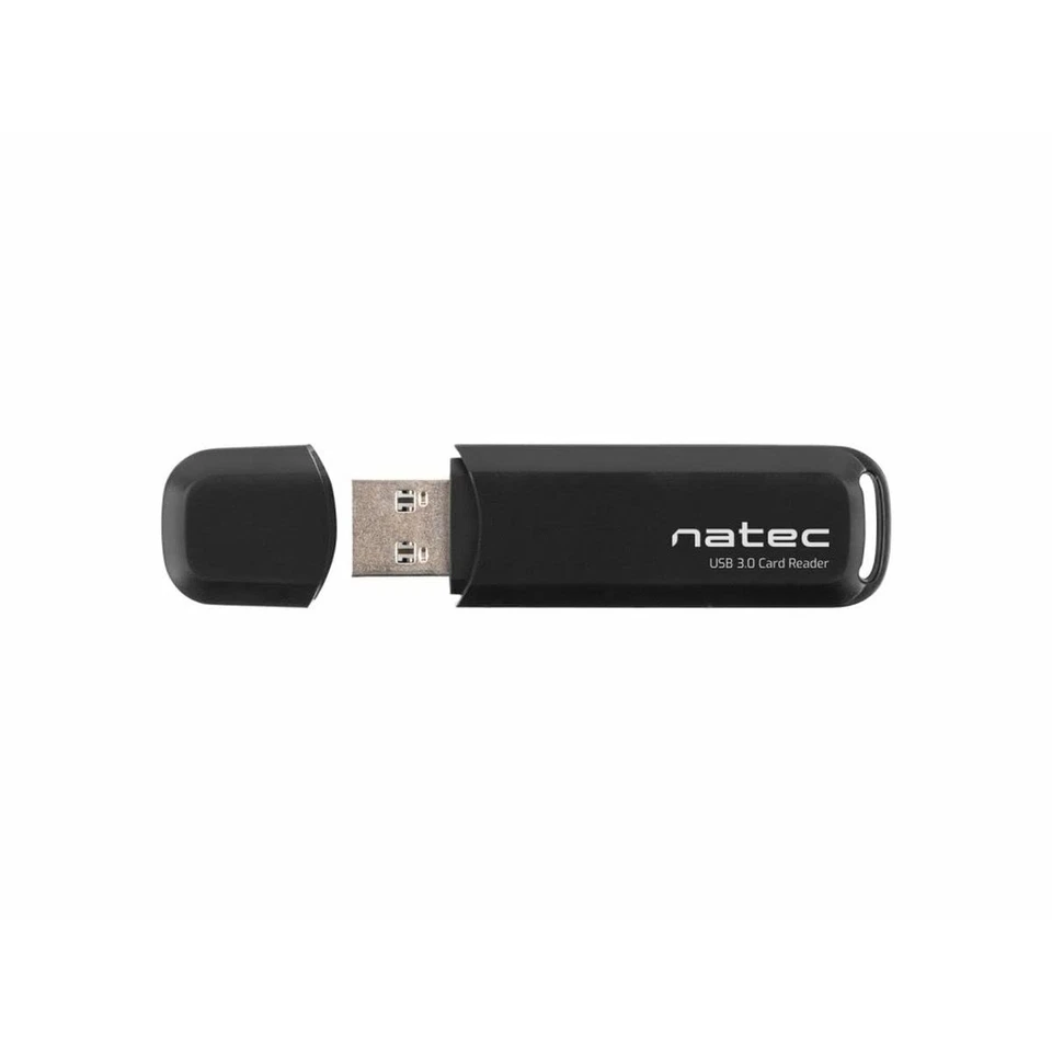 Natec LECTOR DE TARJETAS USB 3.0 SCARAB 2 SD/MICRO SD NEGRO - Immagine 1 di 1
