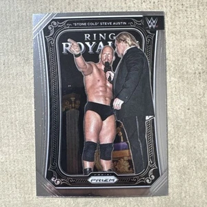 Steve Austin 2023 WWE Panini Prizm Ring Royalty - Picture 1 of 2