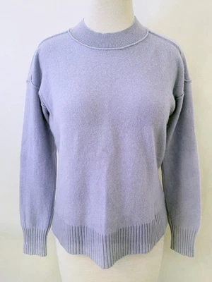 Suéter PILCRO ANTHROPOLOGIE Fino 100% CACHEMIRA Pálido Periwinkle Pequeño Foto 1 de 4
