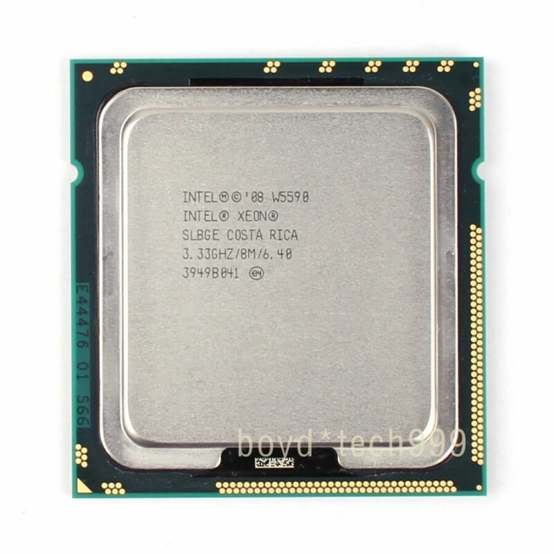 Intel Xeon W5590 CPU Quad Core 3.33GHz 8M 6.4GT/s SLBGE LGA1366 Processor - Image 1 of 1