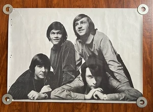 Vintage Original 1967 The Monkees Band Poster 41 1/2 X 29 1/4 Inches - Picture 1 of 12