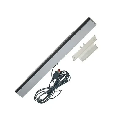 SENSOR BAR FOR NINTENDO WII & WII U WITH STAND WIRED INFRARED RECEIVER - NEW UK - Image 1 of 4