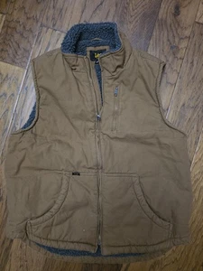 Lee Sherpa Lined Vest Mens Sz Med - Picture 1 of 2