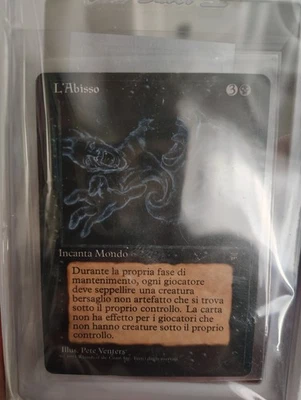 Italian The Abyss Legends MTG Lightly Played - Image 1 of 4